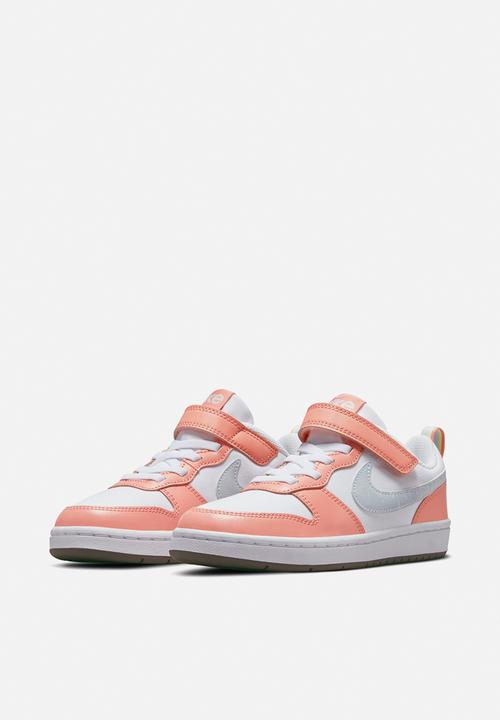 Nike - Court borough low 2 se1 (psv) - white/aura-lt madder root-cave stone