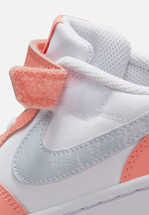 Nike - Court borough low 2 se1 (psv) - white/aura-lt madder root-cave stone