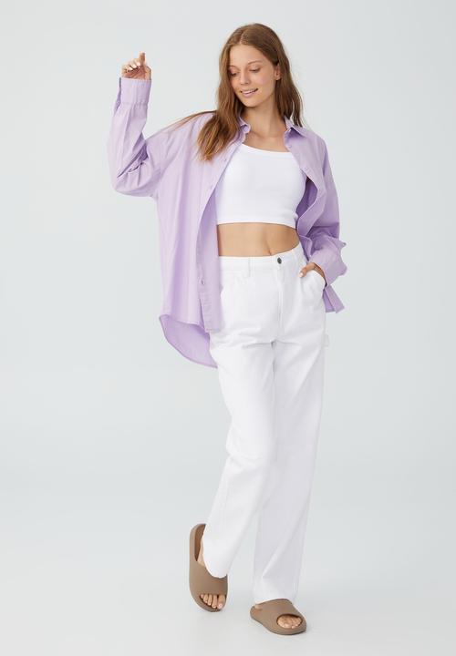 Cotton On - Dad shirt - fresh lilac
