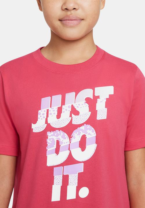 Nike - U nsw tee core brandmark 1 - pink