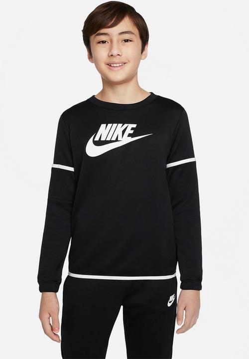 Nike - K nsw poly futura hbr ts - black/black/white/white