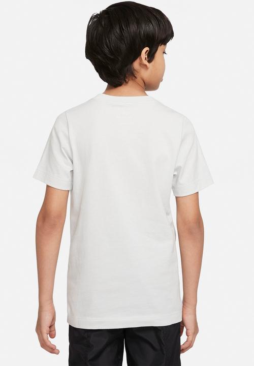 Nike - B nsw tee boxy 1 - grey 