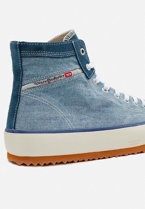 Diesel  - S-principia mid - blue & white