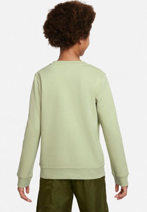 Nike - B nsw club crew bb - green 