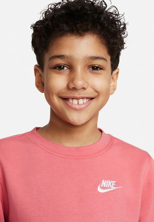 Nike - B nsw club crew bb - pink