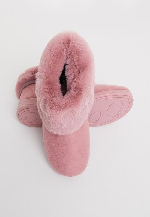 Hush Puppies - Sharon slipper boot - dusty pink