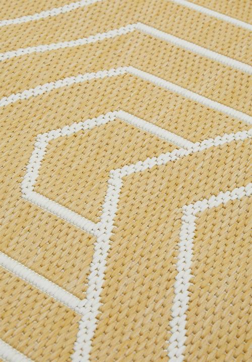 Fotakis - Lineo outdoor rug geo - mustard