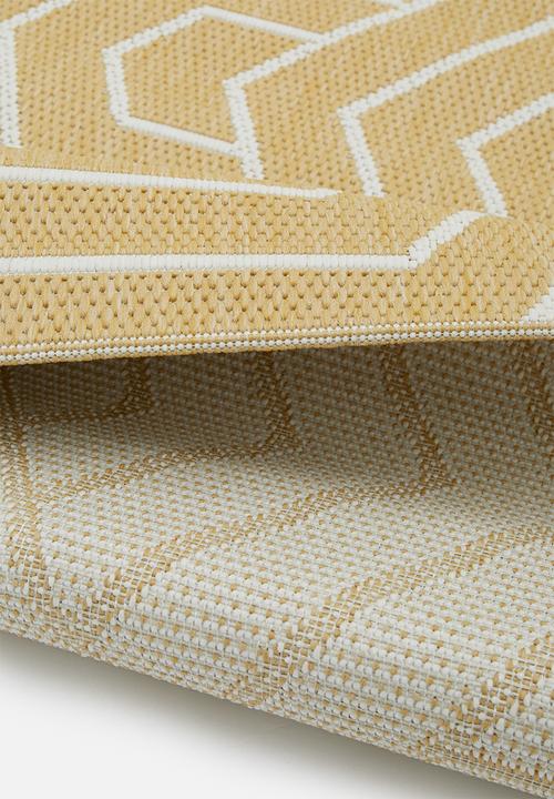 Fotakis - Lineo outdoor rug geo - mustard