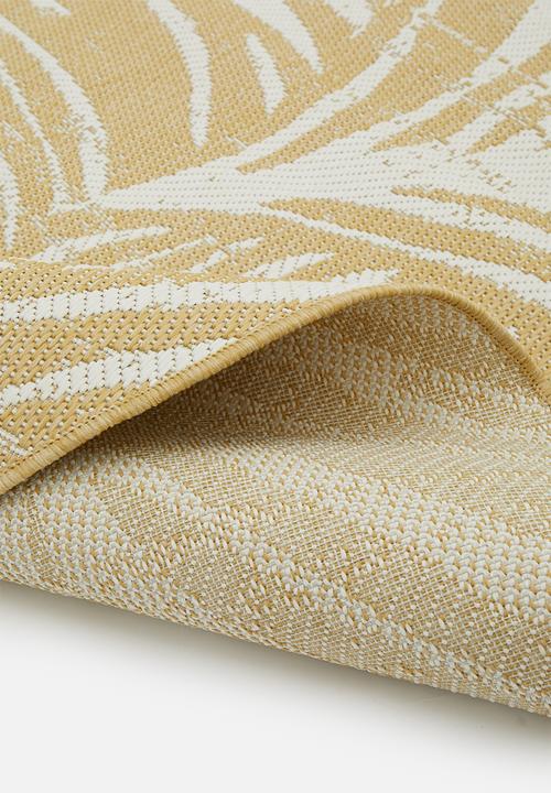 Fotakis - Lineo palm rug - mustard