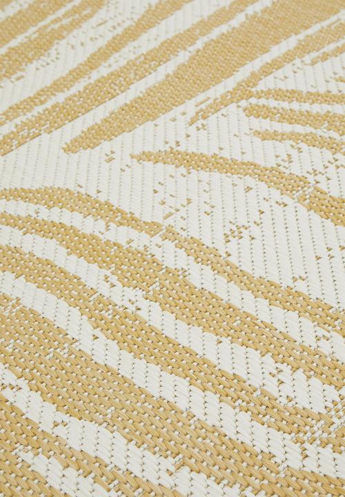 Fotakis - Lineo palm rug - mustard