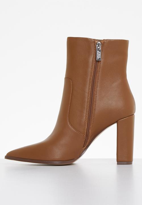 Steve Madden - Negotiate leather ankle boot - cognac