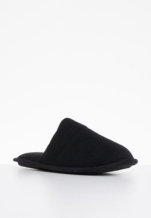 Hush Puppies - Hank corduroy slipper - black