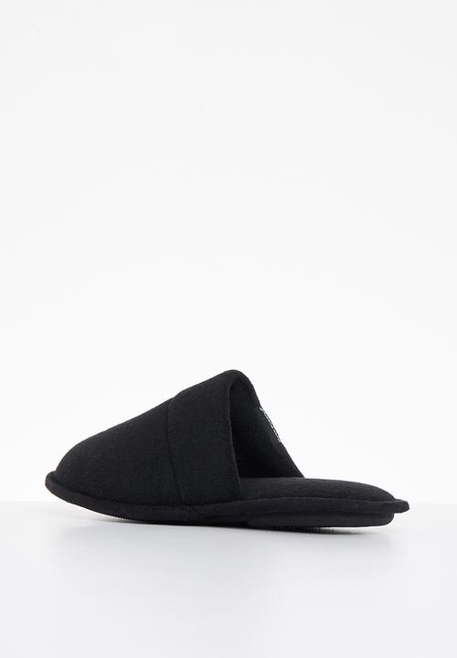 Hush Puppies - Hank corduroy slipper - black