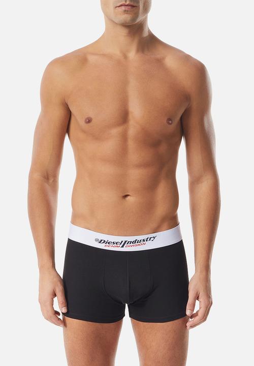 Diesel  - Umbx-damien three pack boxers - black & white band