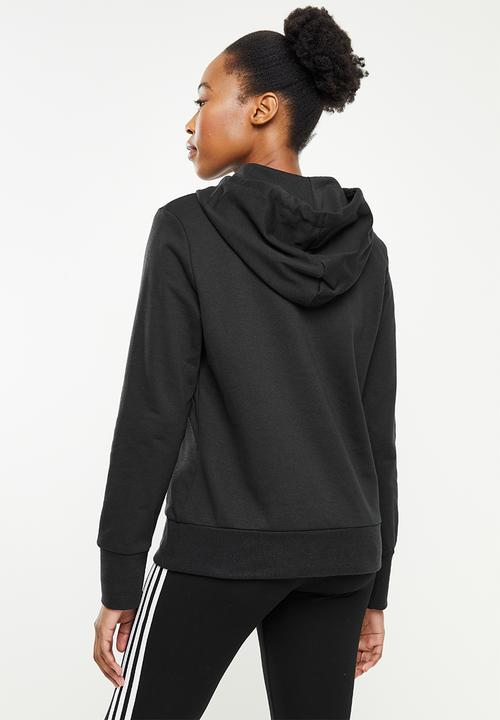 adidas Performance - W bl ft perfomance hoodie - black & white