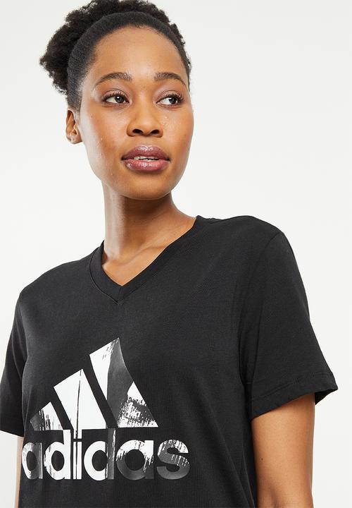adidas Performance - W aop tee - black & white 