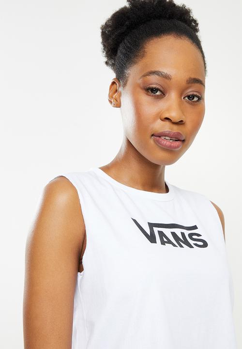 Vans - Flying v classic muscle top - white