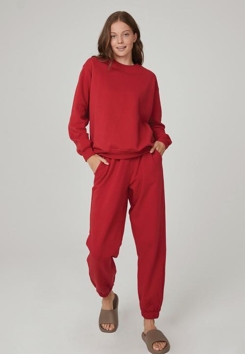 Cotton On - Classic crew sweatshirt - vintage red