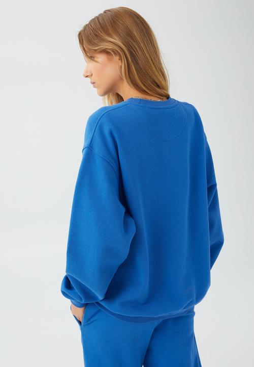 Cotton On - Classic crew sweatshirt - cobalt blue