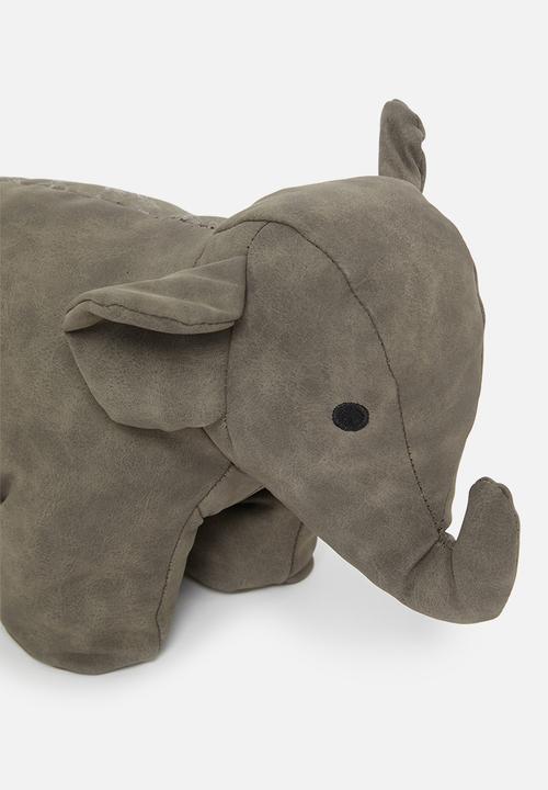 H&S - Elephant doorstop - grey 