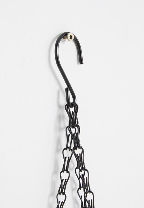 H&S - Hanging Planter - black & brown
