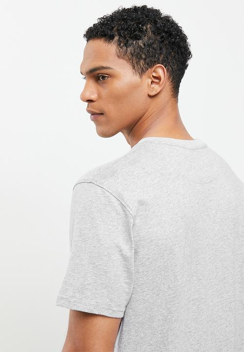 Jonathan D - Branded crew neck T-shirt - grey melange
