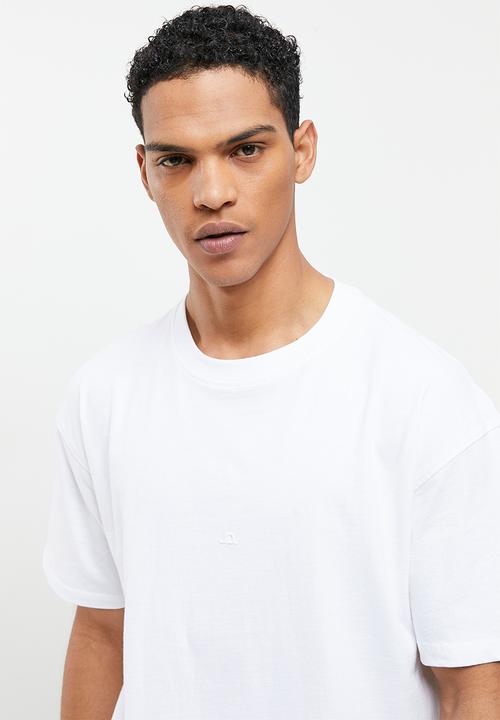 Jonathan D - Branded crew neck T-shirt - white