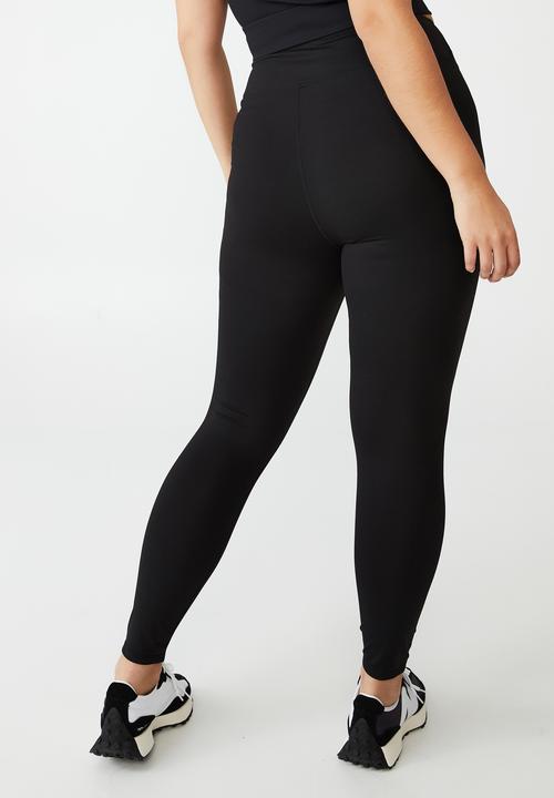 Cotton On - Curve active highwast core full length tight - black