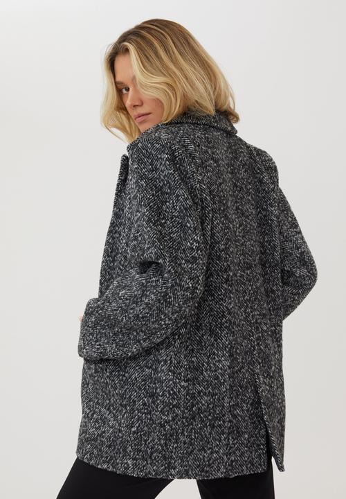 Cotton On - Blazer coat - black white herringbone