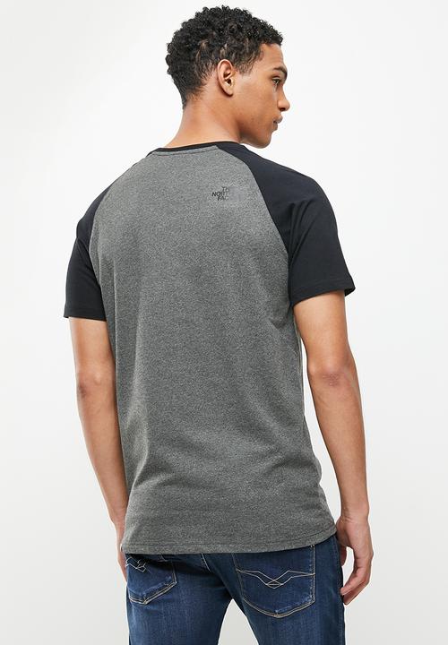 The North Face - M short sleeve raglan easy tee - grey melange