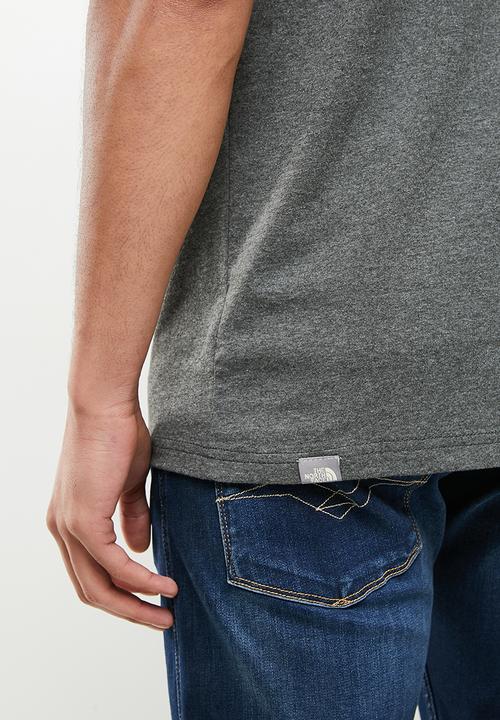 The North Face - M short sleeve raglan easy tee - grey melange