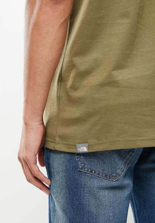 The North Face - M short sleeve never stop exploring tee  - olive