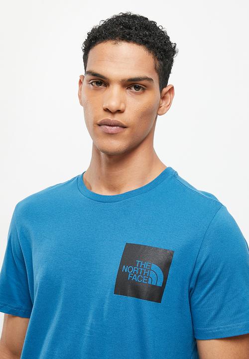 The North Face - M short sleeve fine tee - banff blue