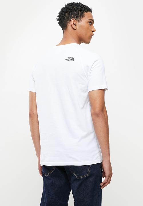 The North Face - M short sleeve raglan redbox tee  - white