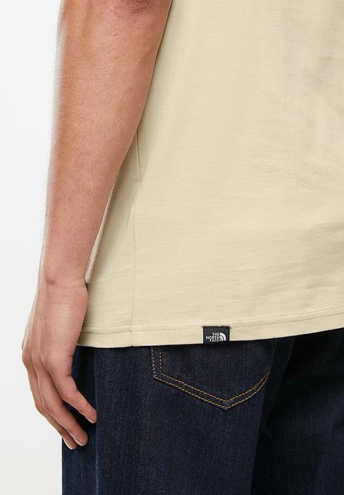The North Face - M short sleeve raglan redbox tee - gravel