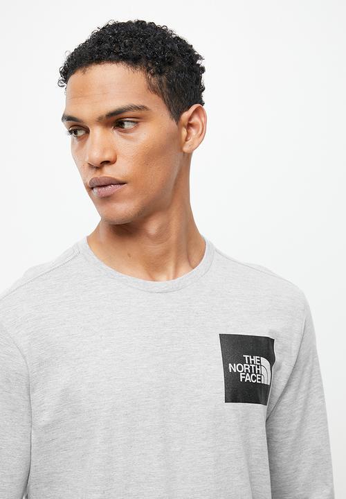 The North Face - M long sleeve fine tee - grey melange