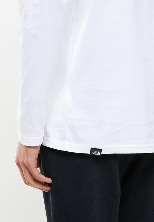 The North Face - M long sleeve fine tee - white