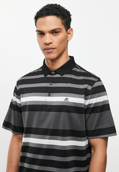 Jonathan D - Premium Double Mercerized Golfer - charcoal