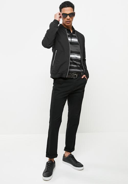 Jonathan D - Premium Double Mercerized Golfer - charcoal