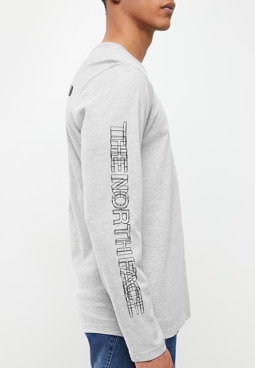 The North Face - M coordinates long sleeve tee - grey melange