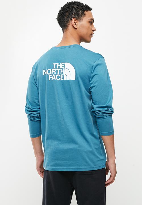 The North Face - M long sleeve easy tee - blue