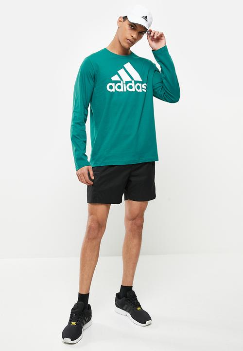 adidas Performance - M bl sj long sleeve t - legacy teal