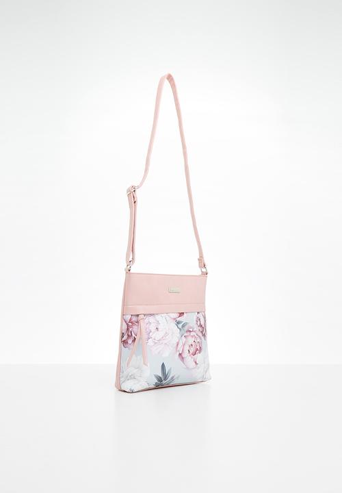 Pierre Cardin - Romantic floral crossbody floral - mink 