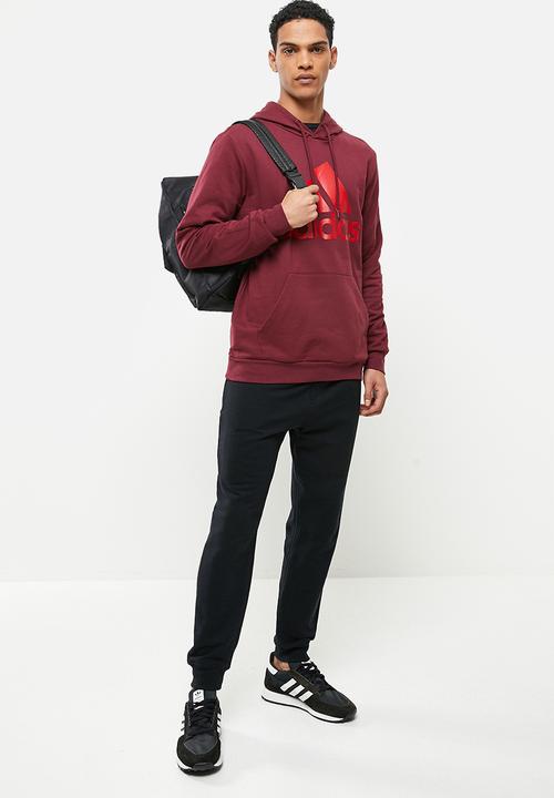 adidas Performance - M bl ft hood - shadow red