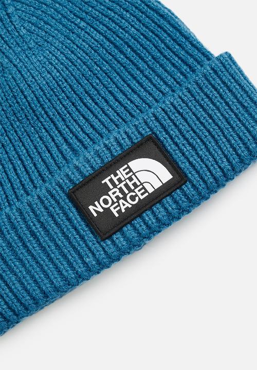 The North Face - Tnf logo box cuffed beanie - banff blue