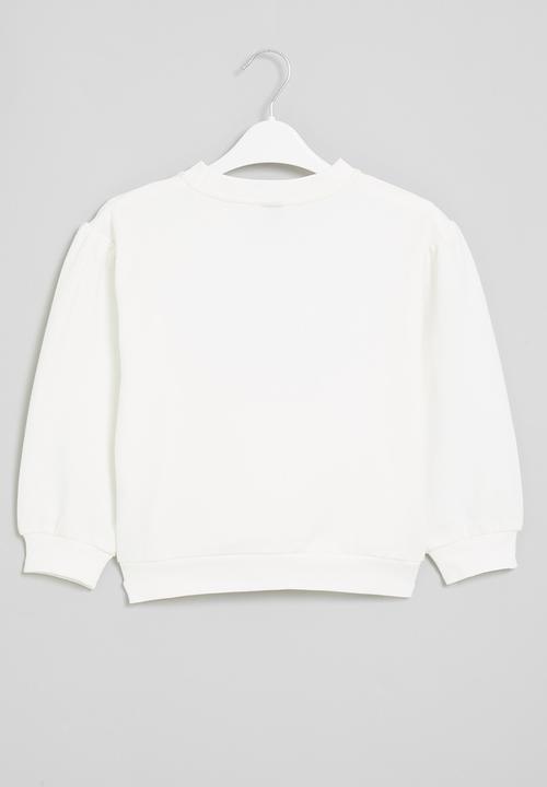 LAB - Lab logo sweater - white