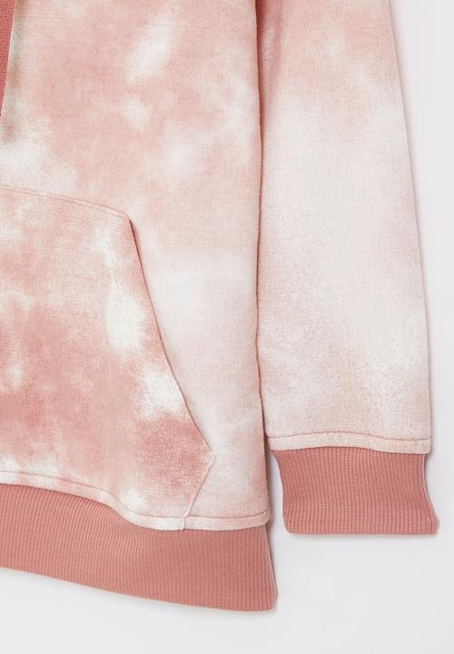 LAB - Tie-dye hoodie - pink