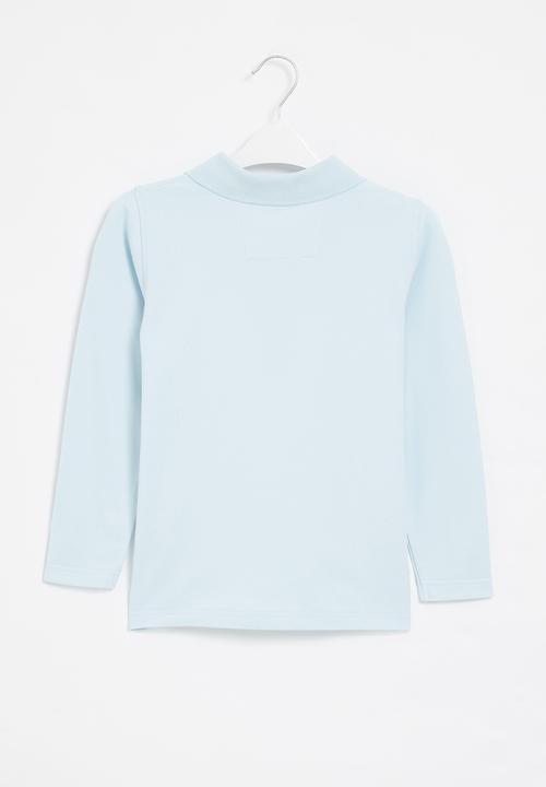 LAB - Long sleeve golfer tee - light blue
