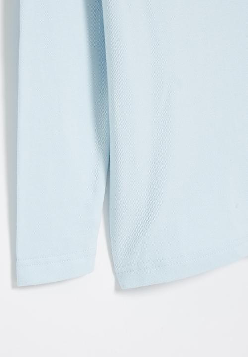 LAB - Long sleeve golfer tee - light blue
