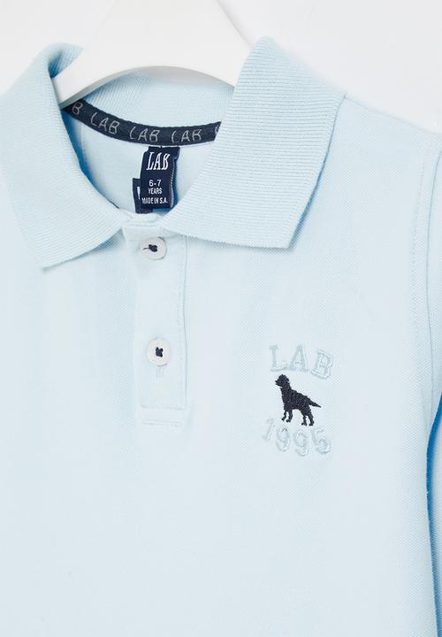 LAB - Long sleeve golfer tee - light blue